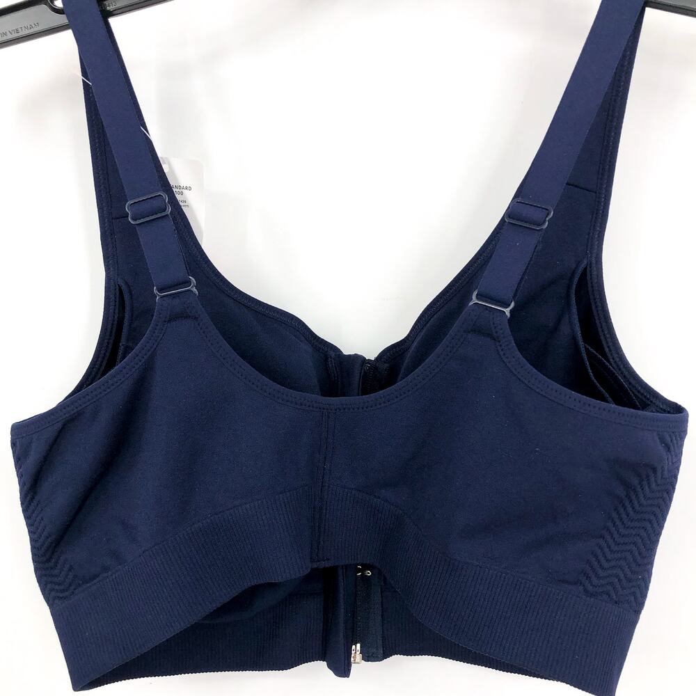 ANITA Women's Lynn Post Mastectomy Bra Large Maritime Blue Molded Cups NWT - Picture 6 of 12